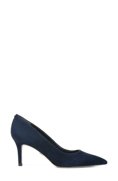 Sam Edelman Vienna Pointed Toe Pump In Blue