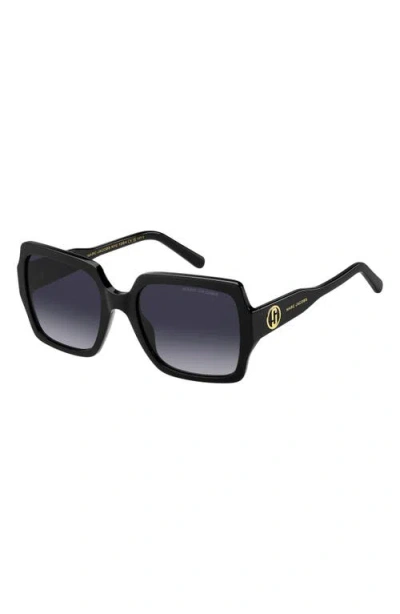Marc Jacobs 55mm Gradient Square Sunglasses In Multi