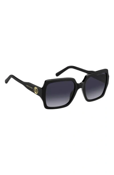 Marc Jacobs 55mm Gradient Square Sunglasses In Multi