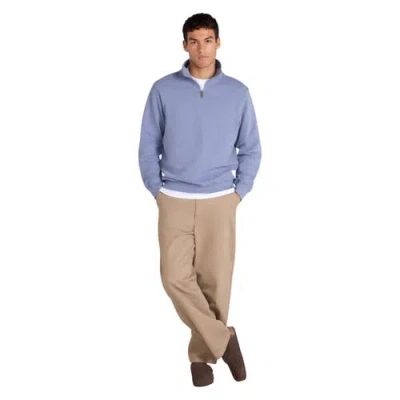 Animal Sid Half Zip Sweatshirt In Blue