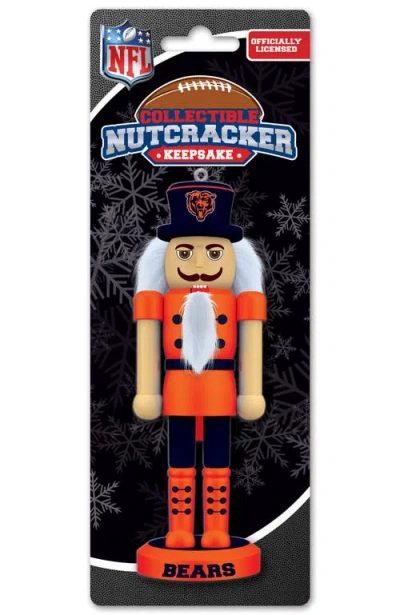 Masterpieces Chicago Bears Keepsake Nutcracker In Multi