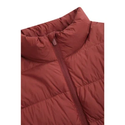 Animal Lightweight Packable Down Jacket In Red