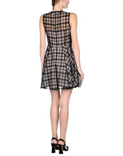 Shop Red Valentino Short Dress In Black