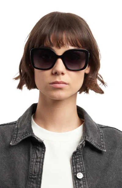 Marc Jacobs 54mm Gradient Square Sunglasses In Black