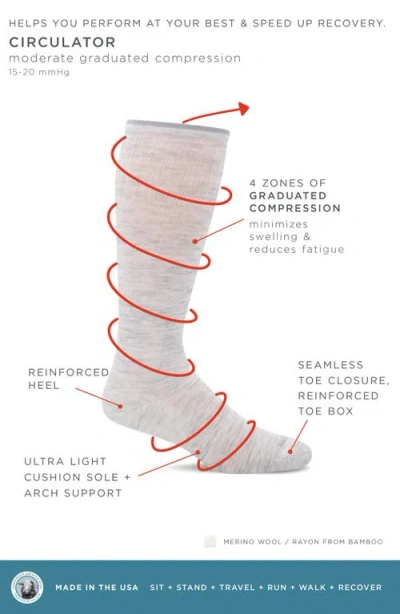 Sockwell Circulator Compression Socks In Gray
