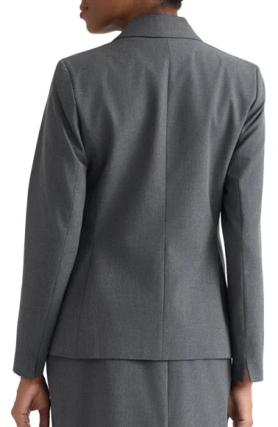 Kasper One-button Jacket In Animal Print