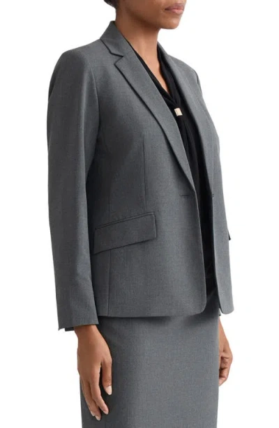 Kasper One-button Jacket In Animal Print