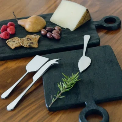 Be Home Harlow Cheese Set In White