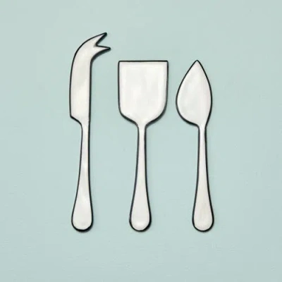 Be Home Harlow Cheese Set In White