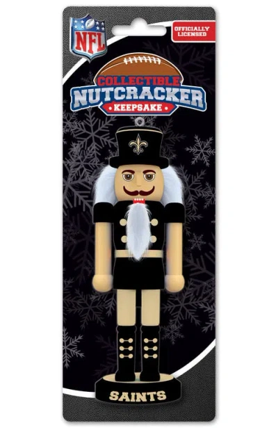 Masterpieces New Orleans Saints Keepsake Nutcracker In Multi