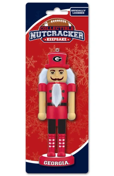 Masterpieces Georgia Bulldogs Keepsake Nutcracker In Multi
