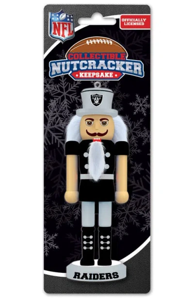 Masterpieces Las Vegas Raiders Keepsake Nutcracker In Multi