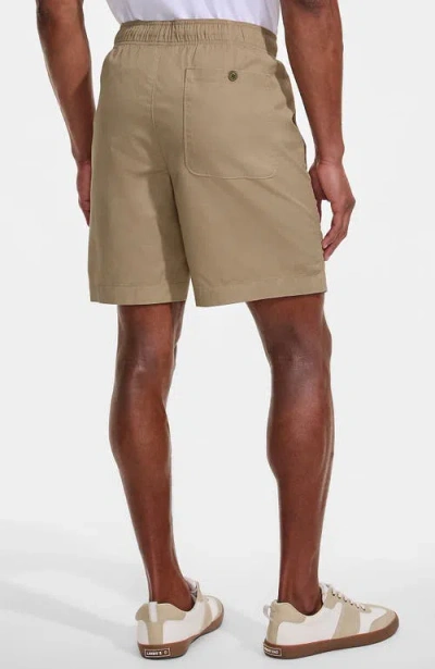 Lands' End 9" Pull On Deck Shorts In Brown