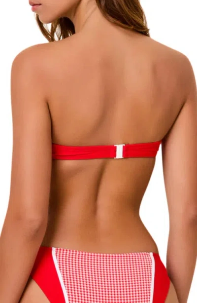 Solid & Striped The Liora Underwire Bikini Top In Red