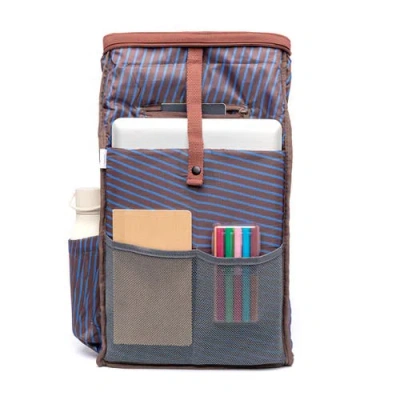 Lefrik Roll Mini Backpack In Brown