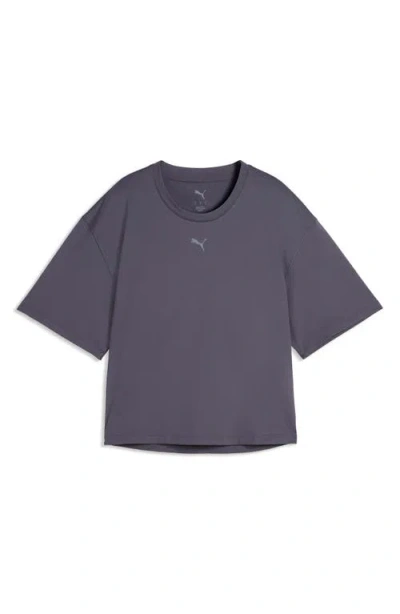 Puma Cloudspun Relaxed Stretch T-shirt In Blue