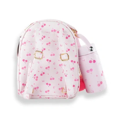 Under One Sky Sweet Cherry Mini Backpack Set In Red