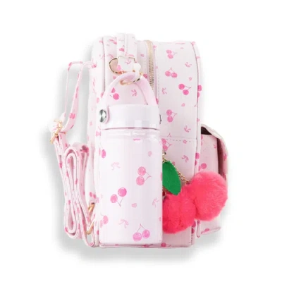 Under One Sky Sweet Cherry Mini Backpack Set In Red