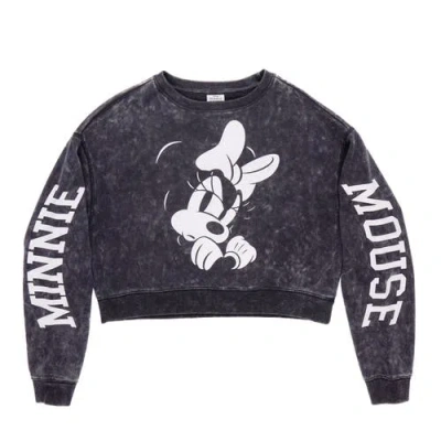 Disney Minnie Mouse Pullover Sweatshirt In Black