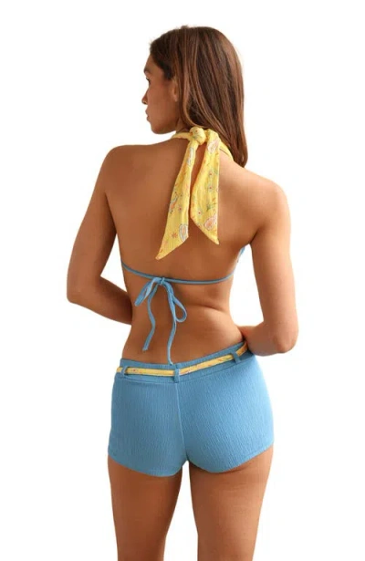 Dippin Daisys Pacha Full Bikini Bottom In Blue