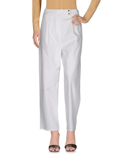 Kenzo Casual Pants In White