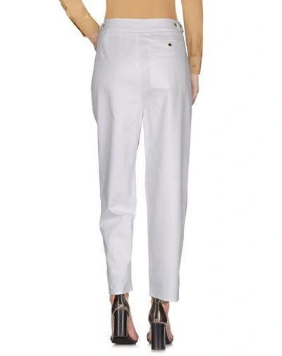 Shop Kenzo Casual Pants In White