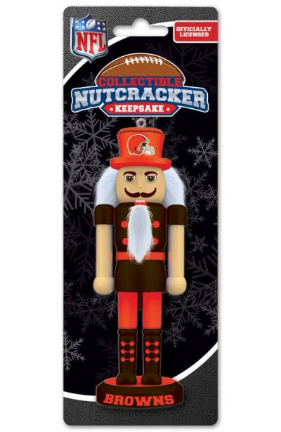 Masterpieces Cleveland Browns Keepsake Nutcracker In Multi