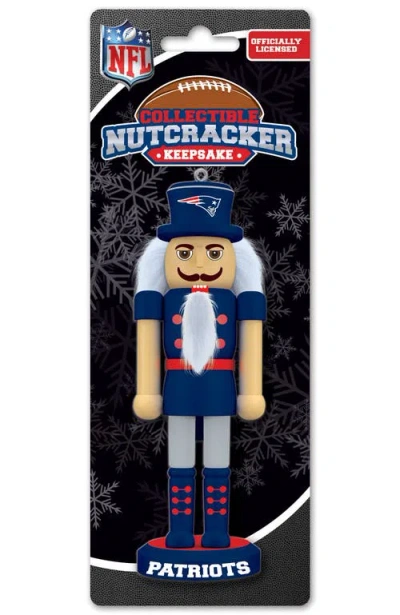 Masterpieces New England Patriots Keepsake Nutcracker In Multi
