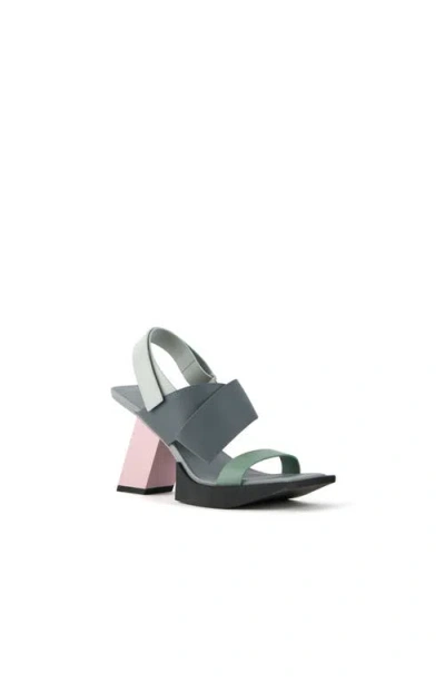United Nude Construct Hi Sandals In Multi