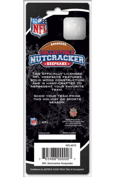 Masterpieces New York Giants Keepsake Nutcracker In Multi