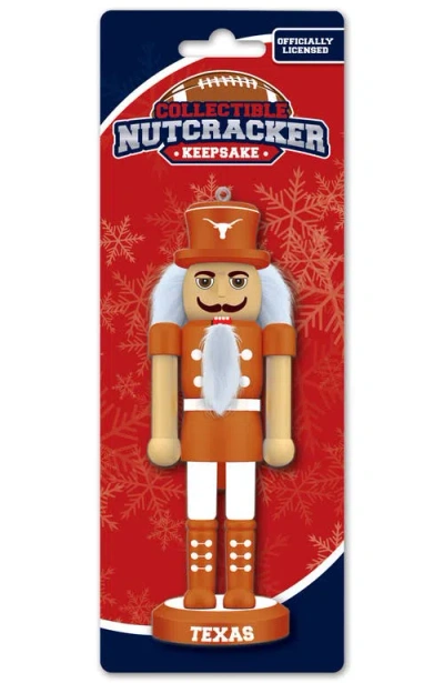 Masterpieces Texas Longhorns Keepsake Nutcracker In Multi
