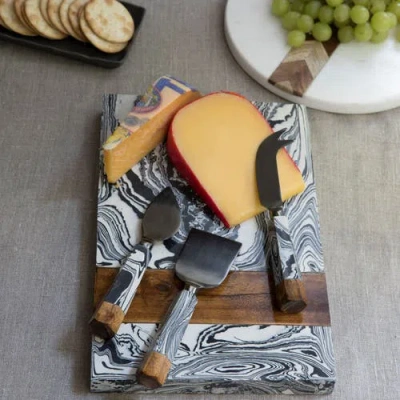 Be Home Zebra Cheese Knives In Multi