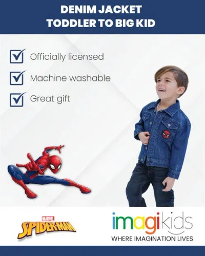 Marvel Spider-man Denim Jacket In Blue