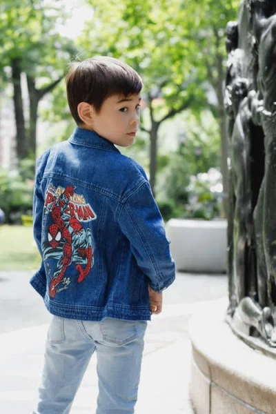 Marvel Spider-man Denim Jacket In Blue