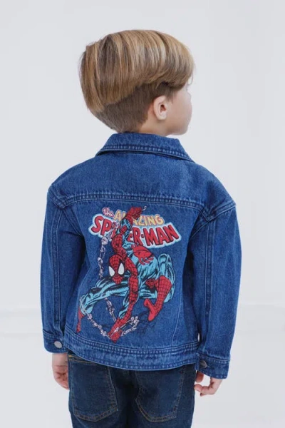 Marvel Spider-man Denim Jacket In Blue