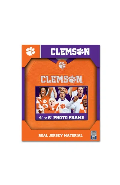 Masterpieces Clemson Tigers Uniformed Frame In Multi