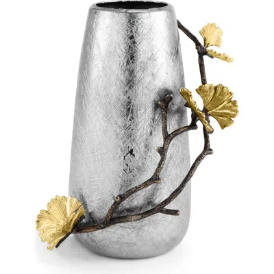 Michael Aram Butterfly Ginkgo Small Vase In Silver