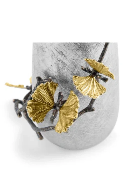 Michael Aram Butterfly Ginkgo Small Vase In Silver