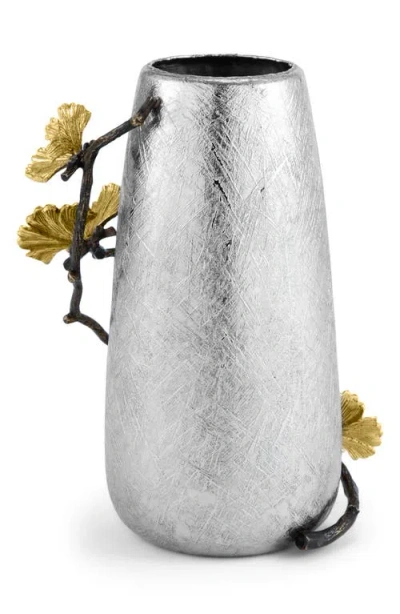 Michael Aram Butterfly Ginkgo Small Vase In Silver