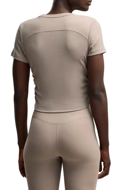 Puma Cloudspun Rib Performance Tee In Neutral