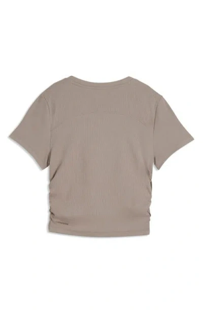 Puma Cloudspun Rib Performance Tee In Neutral