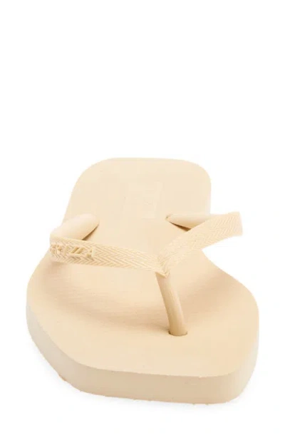 Brizza Flip Flop In Neutral