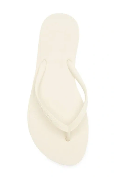 Brizza Flip Flop In White