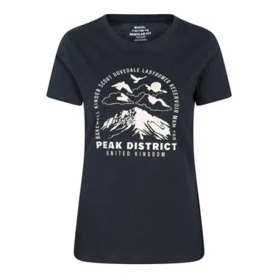 Mountain Warehouse Peak District Printed T-shirt In Blue