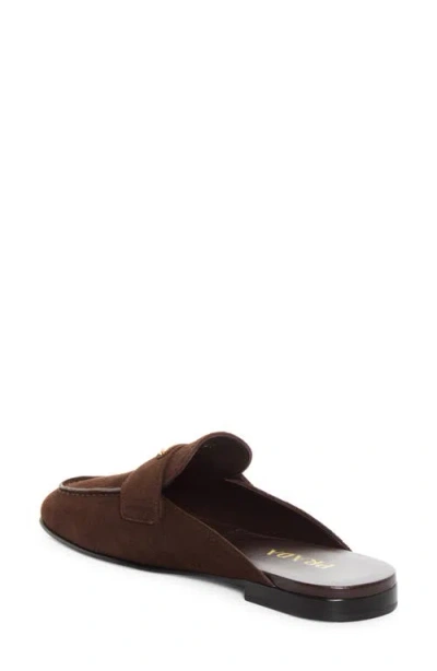 Prada Logo Loafer Mule In Multi
