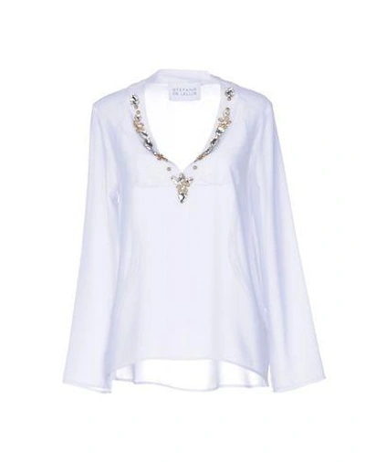 Shop Stefano De Lellis Blouse In White