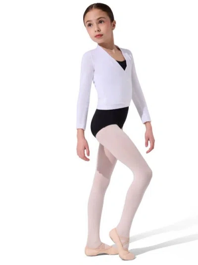 Capezio Wrap Sweater In White