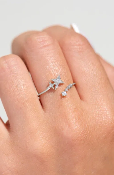 Girls Crew Interstellar Adjustable Ring In Silver