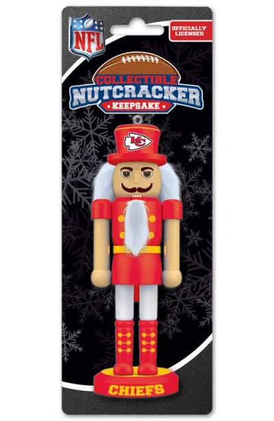 Masterpieces Kansas City Chiefs Keepsake Nutcracker In Multi