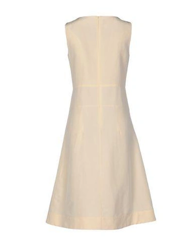 Shop Marni Knee-length Dress In Beige